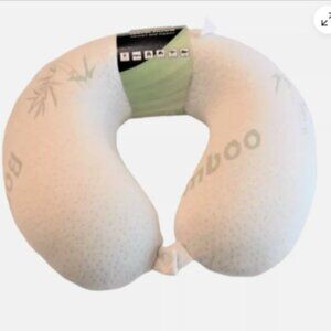 JETSET LUXURY BAMBOO TRAVEL PILLOW MACHINE WASHABLE HYPOALLERGENIC SUPER SOFT